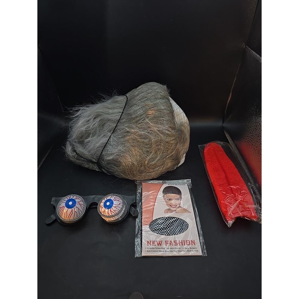 Fashion Wig With Tongue And Eyeball‎ Glasses Included